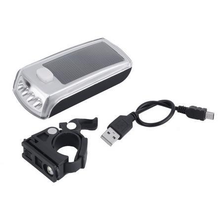 Bicycle 4 LED Solar Front Light - Indigo-Temple