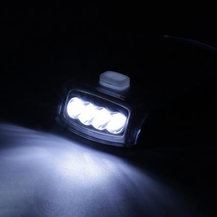 Bicycle 4 LED Solar Front Light - Indigo-Temple