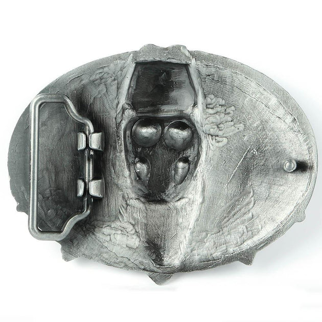 Western Belt Buckle - Indigo-Temple