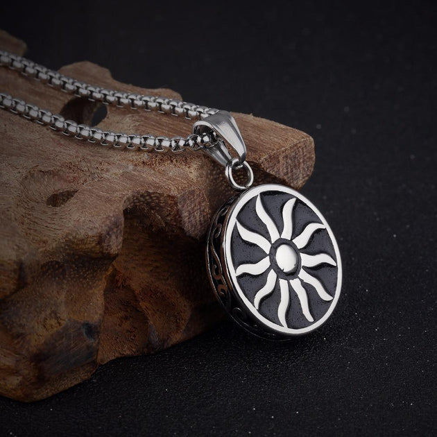 SUNY-   Pendant Necklace - Indigo-Temple