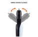 LED Screen Dual USB Car Charger - Indigo-Temple