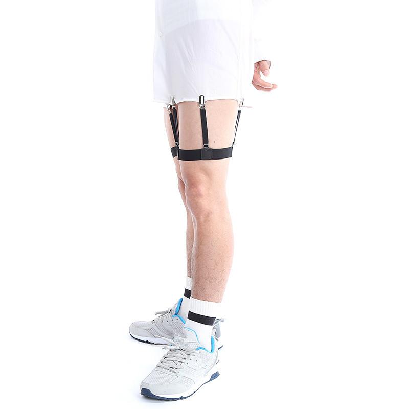 Gentleman Adjustable  Shirt Holders - Indigo-Temple