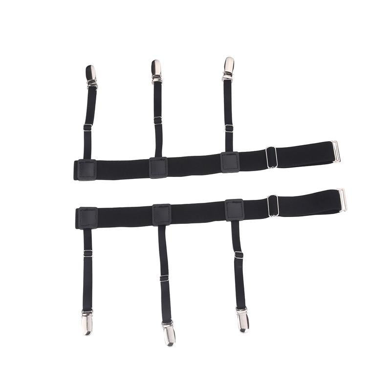 Gentleman Adjustable  Shirt Holders - Indigo-Temple