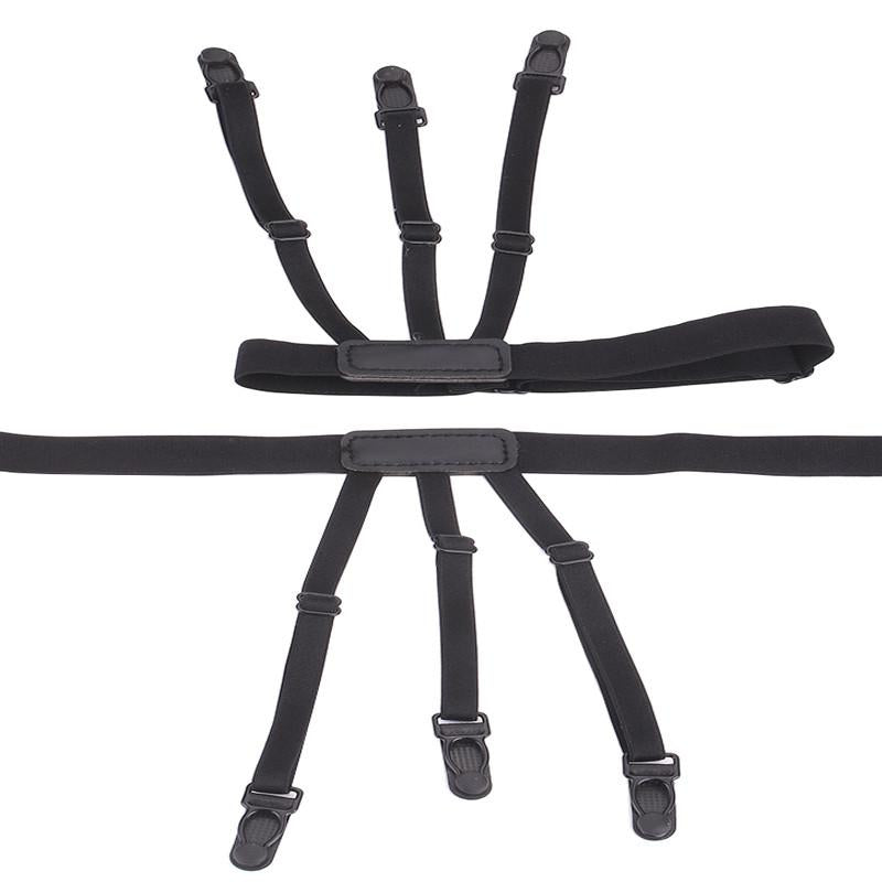 Gentleman Adjustable  Shirt Holders - Indigo-Temple