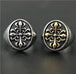 Malta -  Vintage Cross Flower Ring - Indigo-Temple