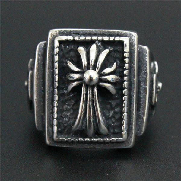 Mackay- Cross Flower  Ring - Indigo-Temple