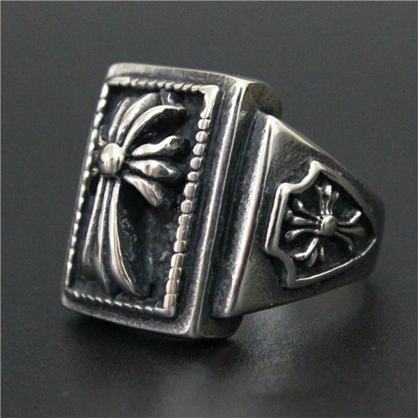 Mackay- Cross Flower  Ring - Indigo-Temple