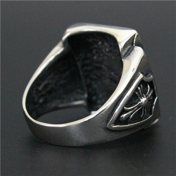 Mackay- Cross Flower  Ring - Indigo-Temple