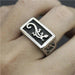 Gekko-Stainless Steel  Ring - Indigo-Temple