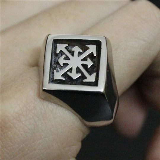 Leros -  Arrow Ring - Indigo-Temple