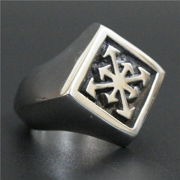 Leros -  Arrow Ring - Indigo-Temple