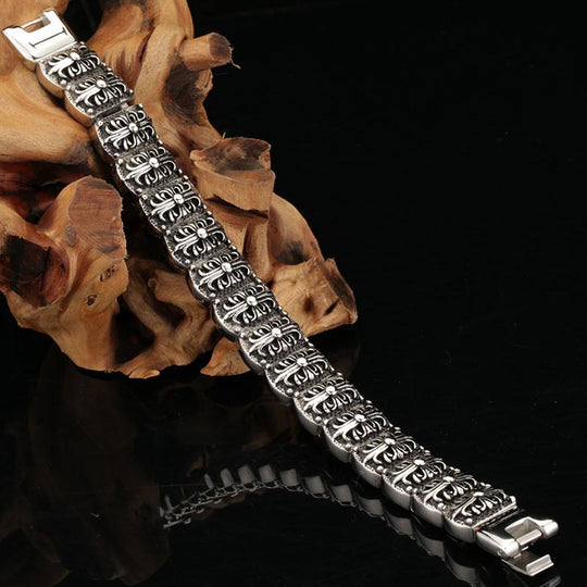 Hans - Unique Man's  Bracelet - Indigo-Temple