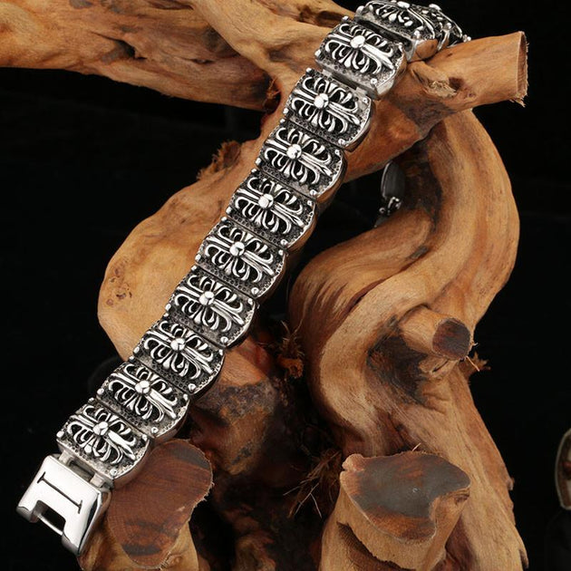 Hans - Unique Man's  Bracelet - Indigo-Temple