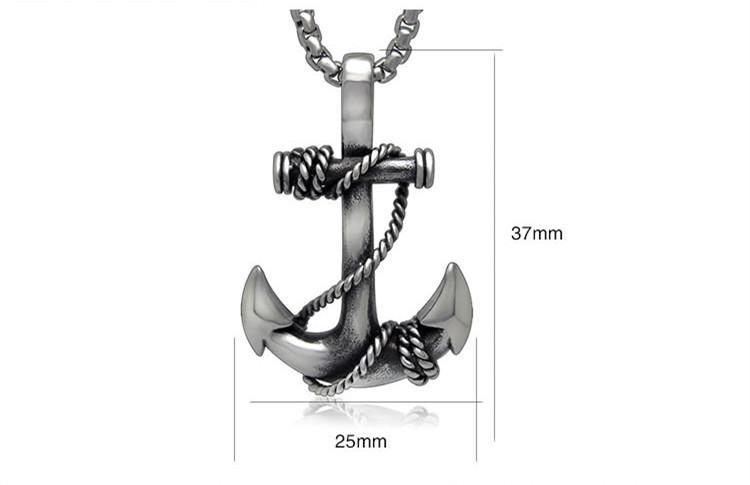 Dennison - Anchoran  Necklace pendant - Indigo-Temple