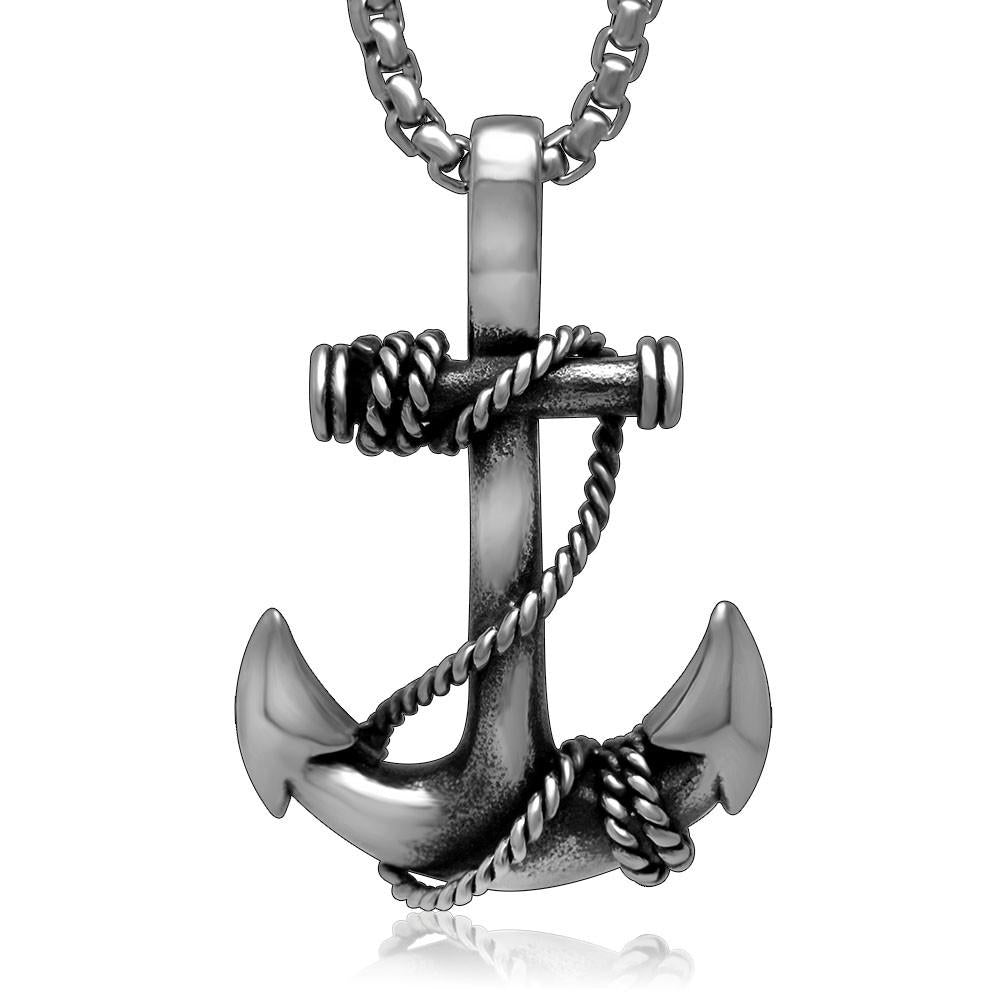 Dennison - Anchoran  Necklace pendant - Indigo-Temple