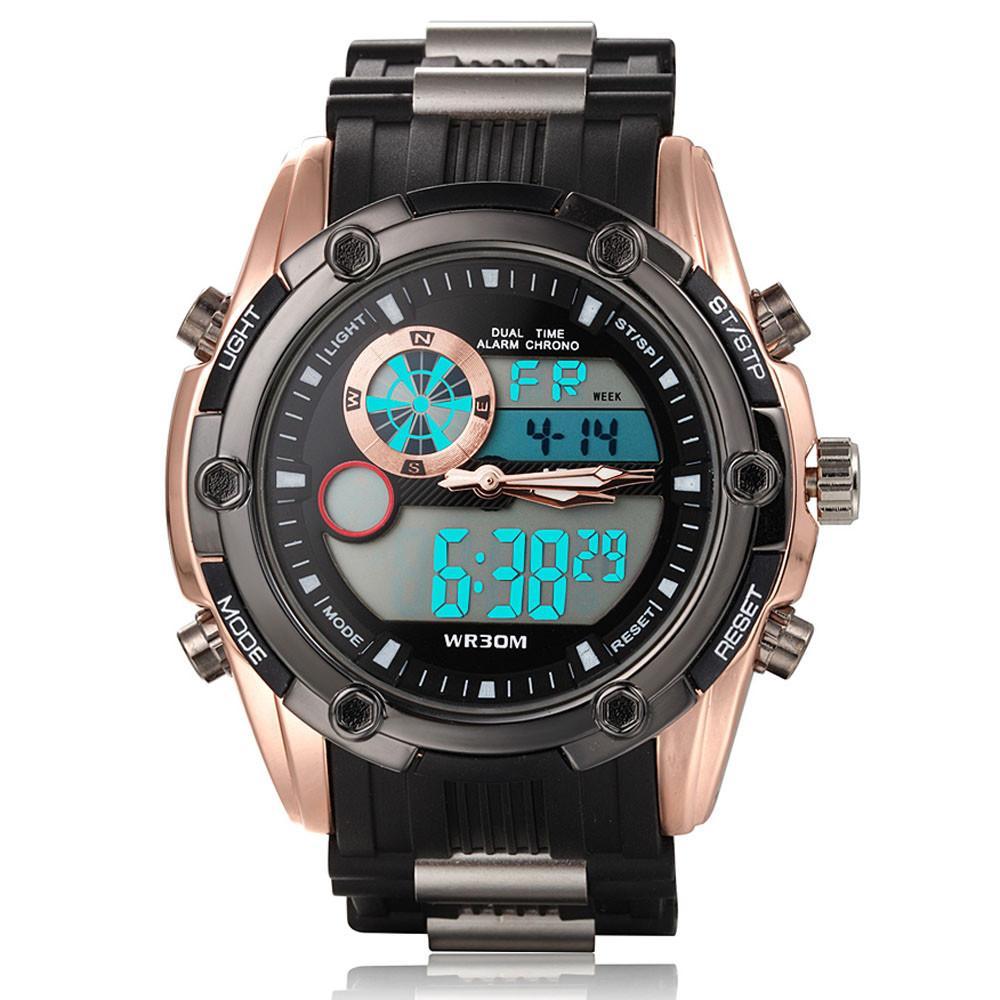 Steel Dial Military WristWatch (3 colors) - Indigo-Temple