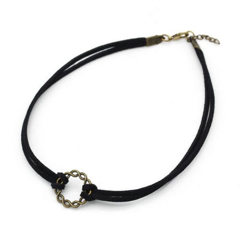 BELL-Choker Bib Necklace For Women - Indigo-Temple