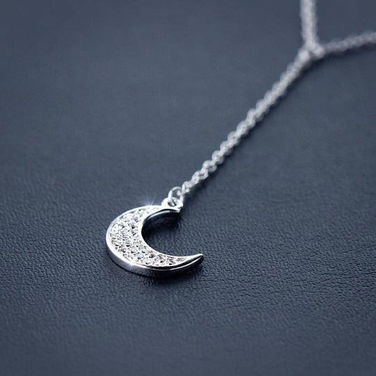 MONA- Moon Star Necklace Pendant - Indigo-Temple