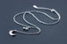 MONA- Moon Star Necklace Pendant - Indigo-Temple