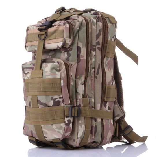 Army Camouflage Travel Backpack (8 colors) - Indigo-Temple