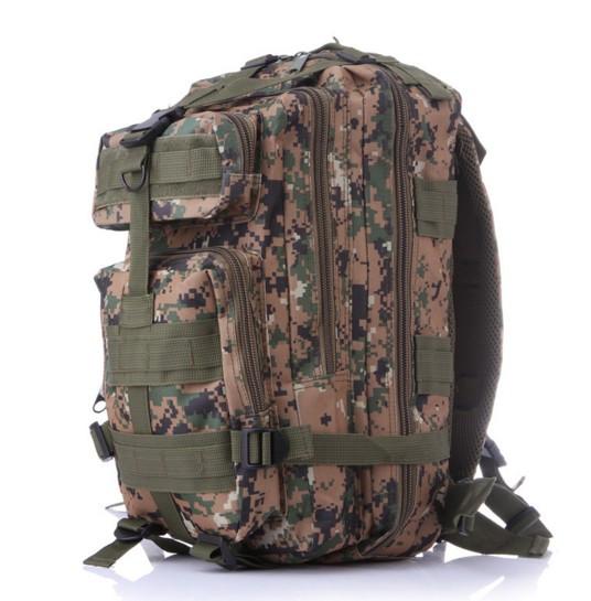 Army Camouflage Travel Backpack (8 colors) - Indigo-Temple
