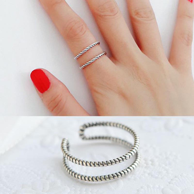 RUTH- Genuine Solid 100% 925 Sterling Silver Ring - Indigo-Temple