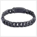 Topen-Stainless Steel Black Bracelet - Indigo-Temple