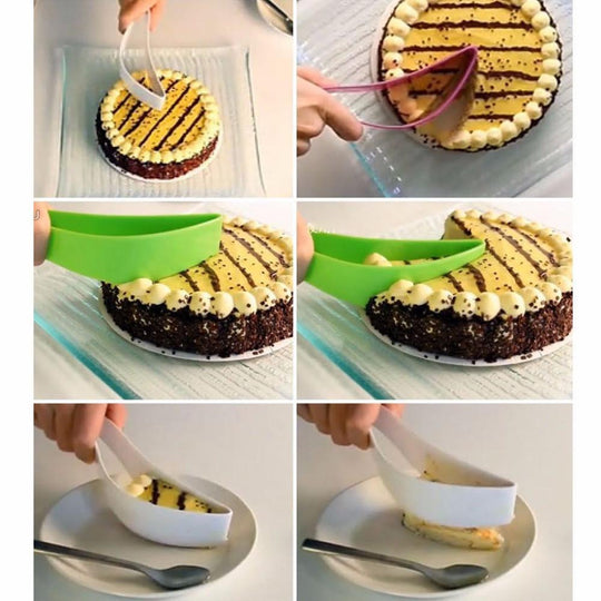 Convenient Cake Pie Slicer - Indigo-Temple