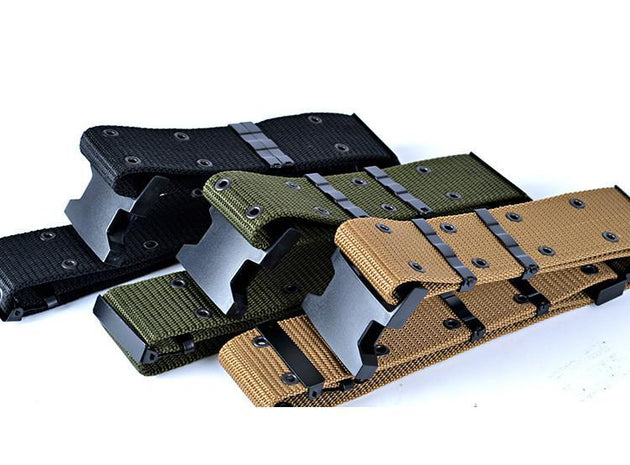 Combat Buckle Belt - Indigo-Temple