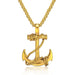 Bexx - Anchor Pendant  black/gold/white - Indigo-Temple