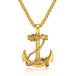 Bexx - Anchor Pendant  black/gold/white - Indigo-Temple