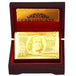 24K  Gold Foil Plated Cards With a Wooden Box - Indigo-Temple