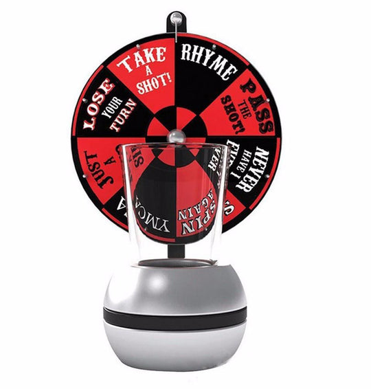 Wheel of Shots Spining Glass Game - Indigo-Temple