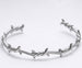 REX-   Twist thorns Cuff  Bracelet - Indigo-Temple