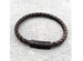 DarkO -Two-color Mixed Braid Genuine Leather Bracelet - Indigo-Temple