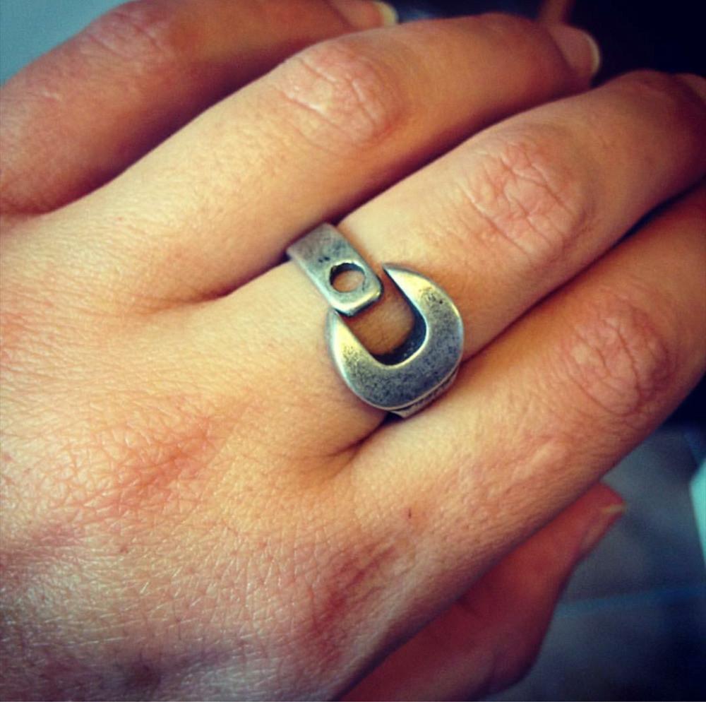 RACHET - Ring  Stainless Steel - Indigo-Temple