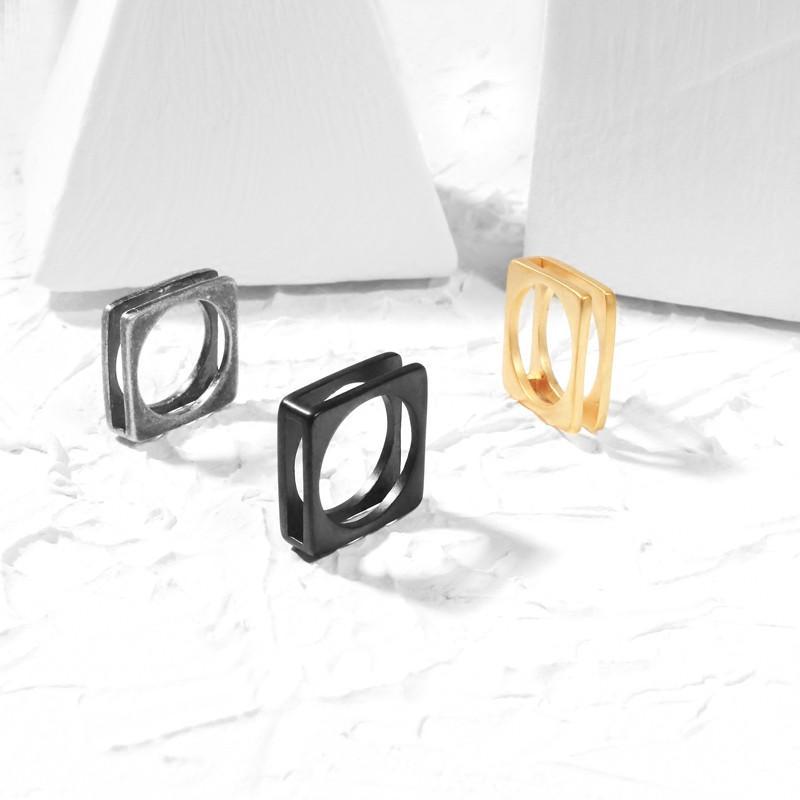 DAN-  Stainless Steel Ring - Indigo-Temple