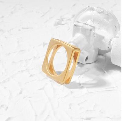 DAN-  Stainless Steel Ring - Indigo-Temple