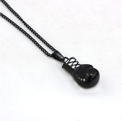 Sporty -     Boxing Glov Necklace - Indigo-Temple