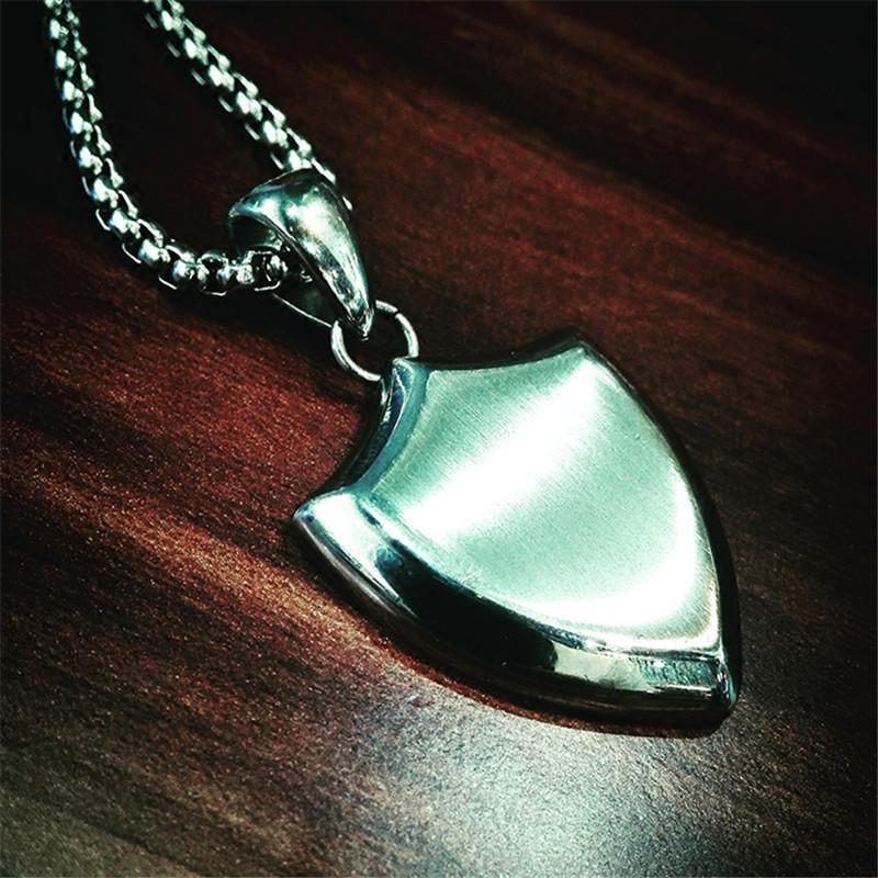 Nini - Necklace  Pendant  Titanium Steel - Indigo-Temple