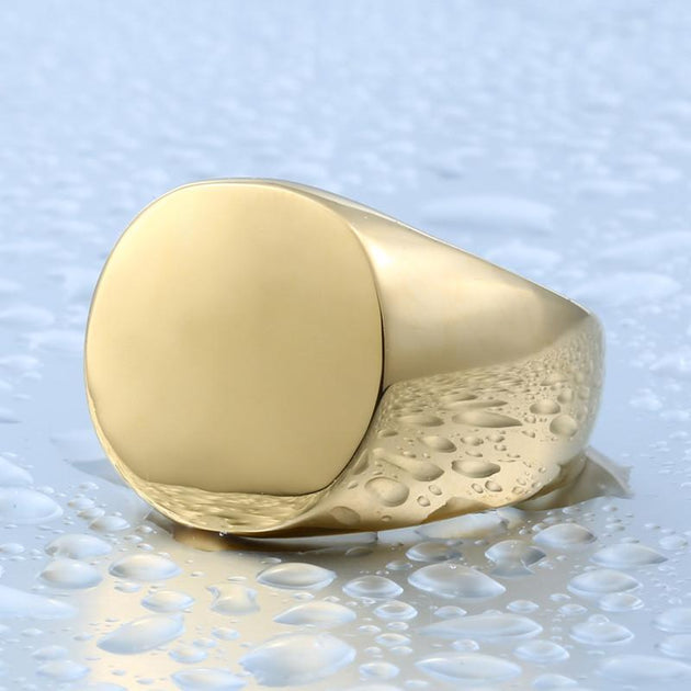 Roundnx - Polished  Unique Ring for Men - Indigo-Temple