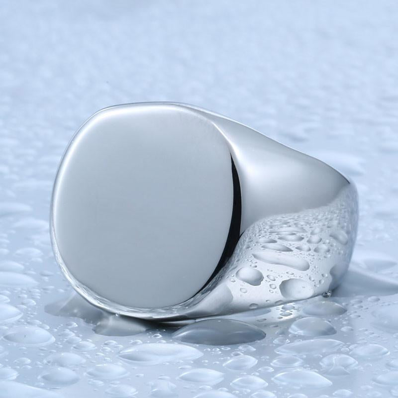 Roundnx - Polished  Unique Ring for Men - Indigo-Temple