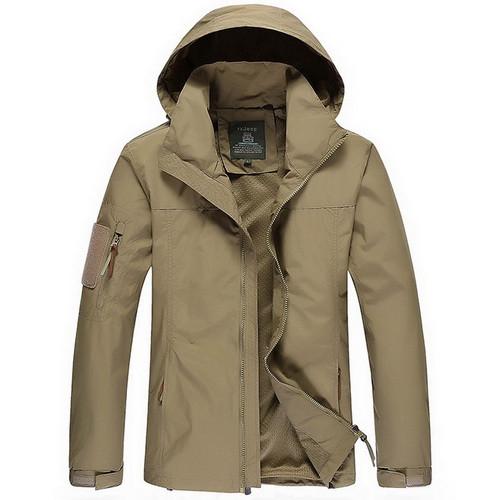 Men Military Windproof Waterproof  Rain Jacket (3 colors) - Indigo-Temple