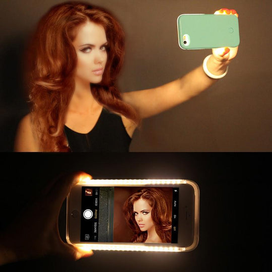 Selfie LED Glowing Phone Case - Indigo-Temple
