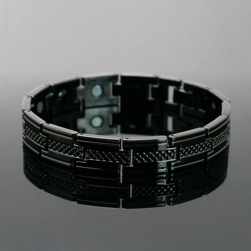 PET-  Black Stainless Steel Bracelet - Indigo-Temple