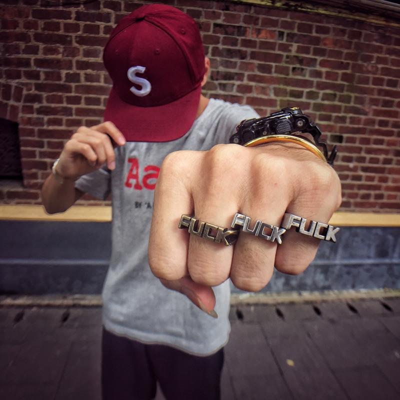 FUCK - Rings - Indigo-Temple