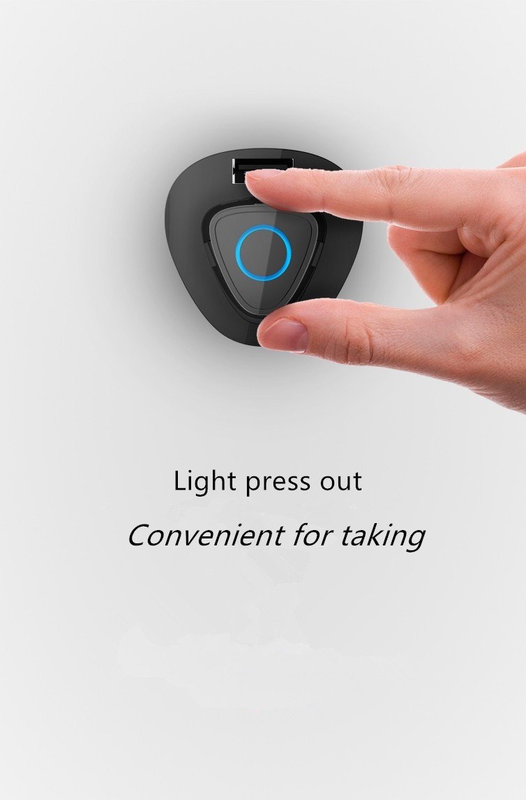 Car Bluetooth intelligent  In-Ear Earphones safety + USB charger - Indigo-Temple