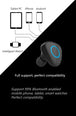 Car Bluetooth intelligent  In-Ear Earphones safety + USB charger - Indigo-Temple