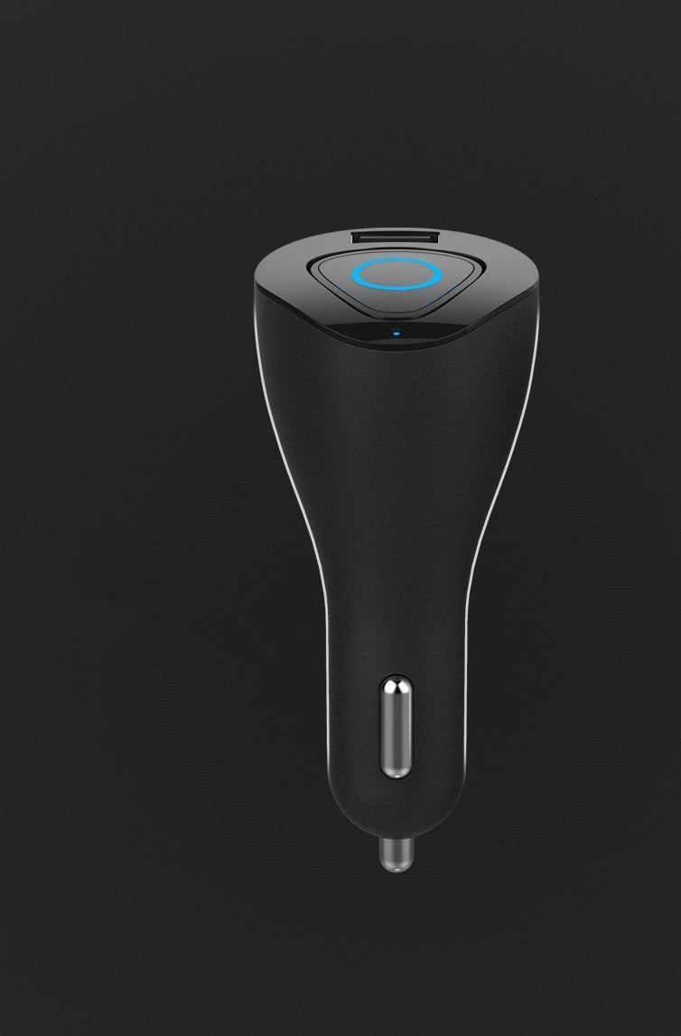 Car Bluetooth intelligent  In-Ear Earphones safety + USB charger - Indigo-Temple