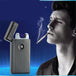 Luxury Double Pulsed Arc Electronic Lighter - Indigo-Temple